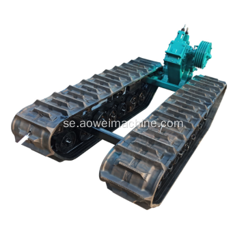 Gummispårundervagnssystem för dumperbåt med HST hydrauliskt grävmaskin